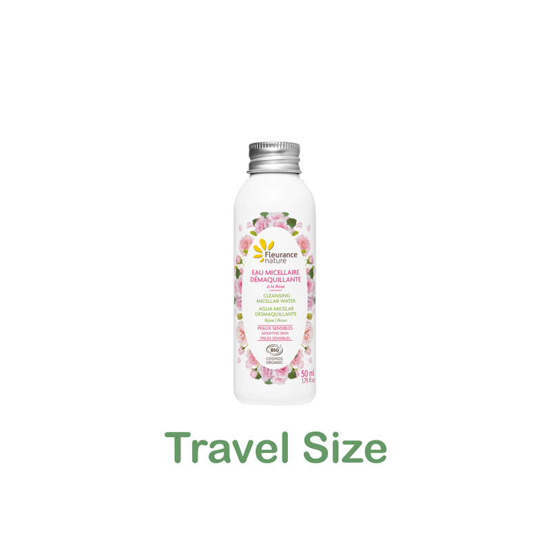 Organic Rose Micellar Water Travel Size by Fleurance Nature