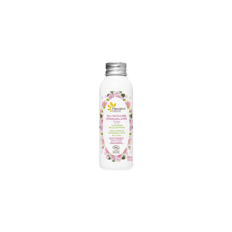 Organic Rose Micellar Water Travel Size by Fleurance Nature
