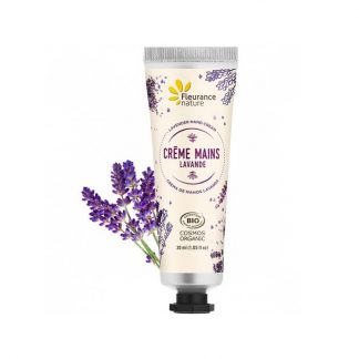 Organic Lavender Hand Cream Made in France by Fleurance Nature