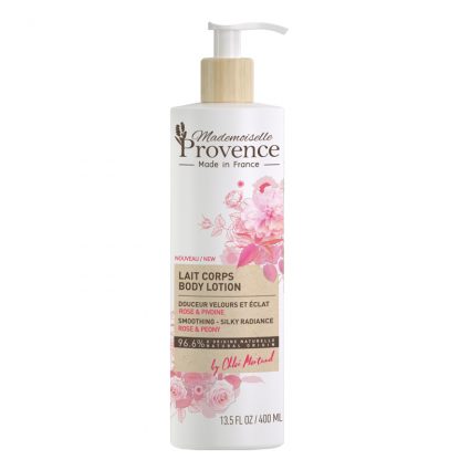 Natural Rose Peony Body Lotion by Mademoiselle Provence