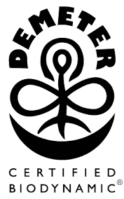 Demeter Certified Biodynamic USA Logo