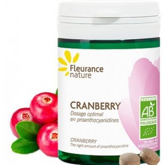 Organic Cranberry Health Supplement by Fleurance Nature