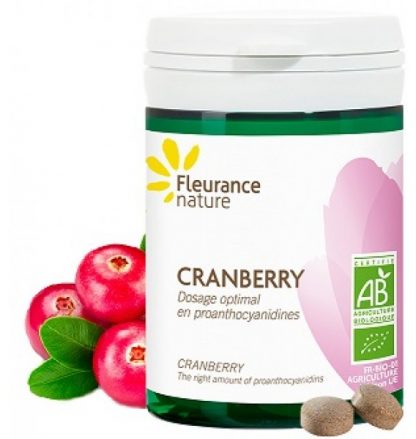 Organic Cranberry Health Supplement by Fleurance Nature