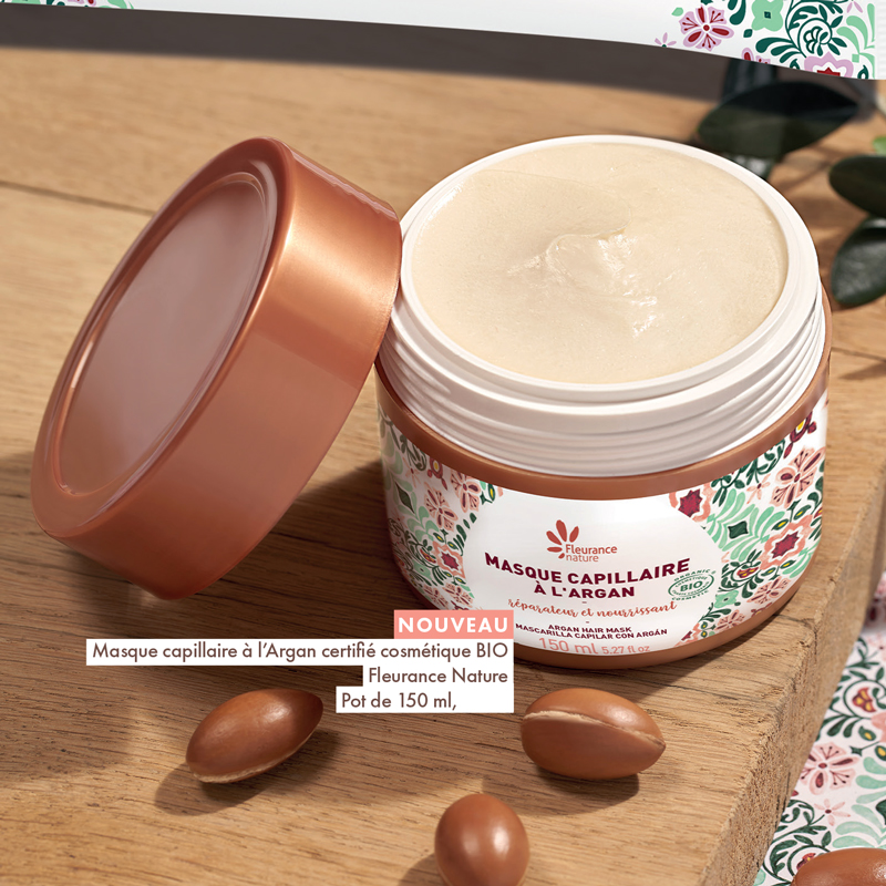 Organic Argan Oil Hair Mask by Fleurance Nature