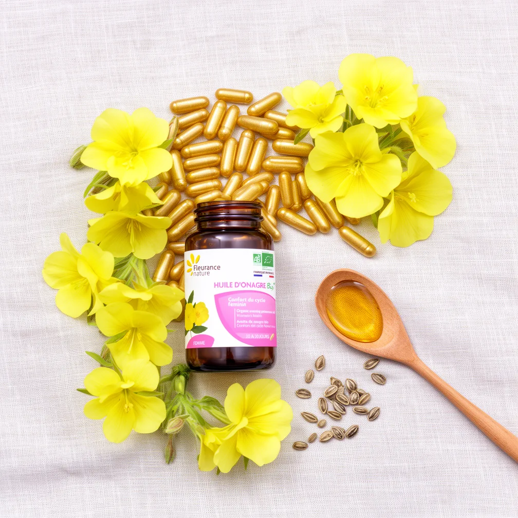 Fleurance Nature Organic Primrose Vegan Licaps Capsules - Made in France