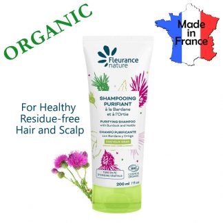 organic purifying shampoo with burdock and nettle
