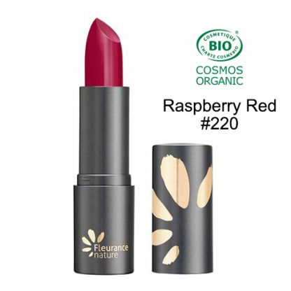 organic lipstick raspberry red