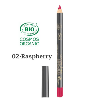 Raspberry lip pencil organic made in Italy