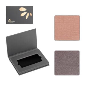Taupe and Pink Sand Organic Eye Shadow Set Fleurance Nature
